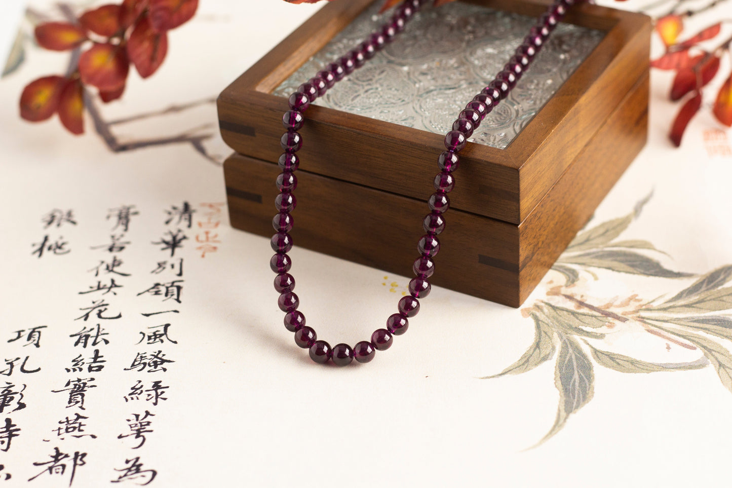 <You's jewelry>Exclusively customized purple tooth black multi-circle bracelet (6+)