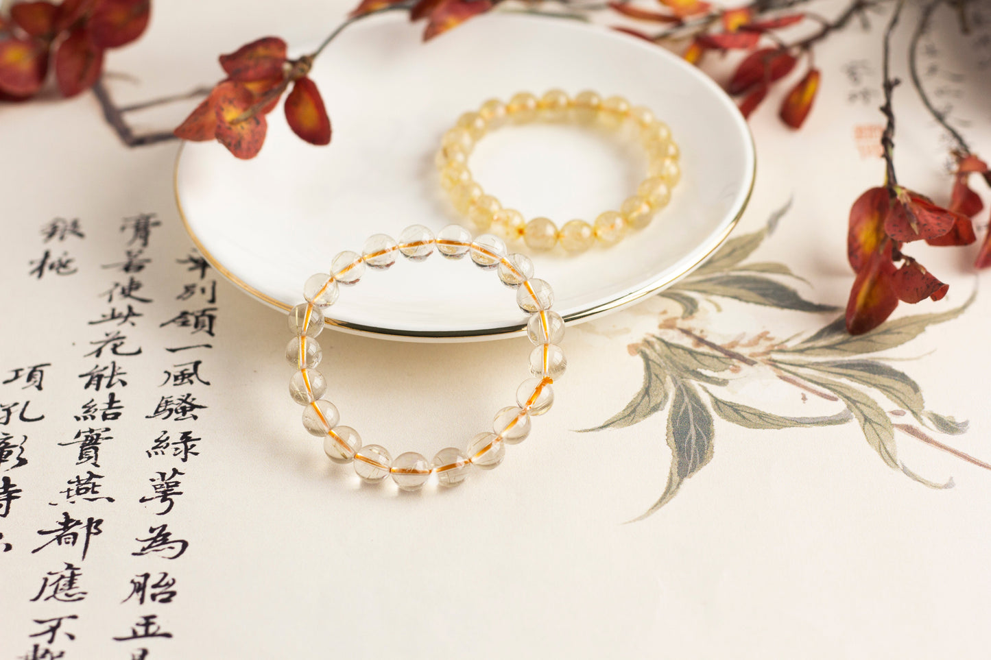 <You's jewelry>Exclusive customized golden crystal bracelet (9+)