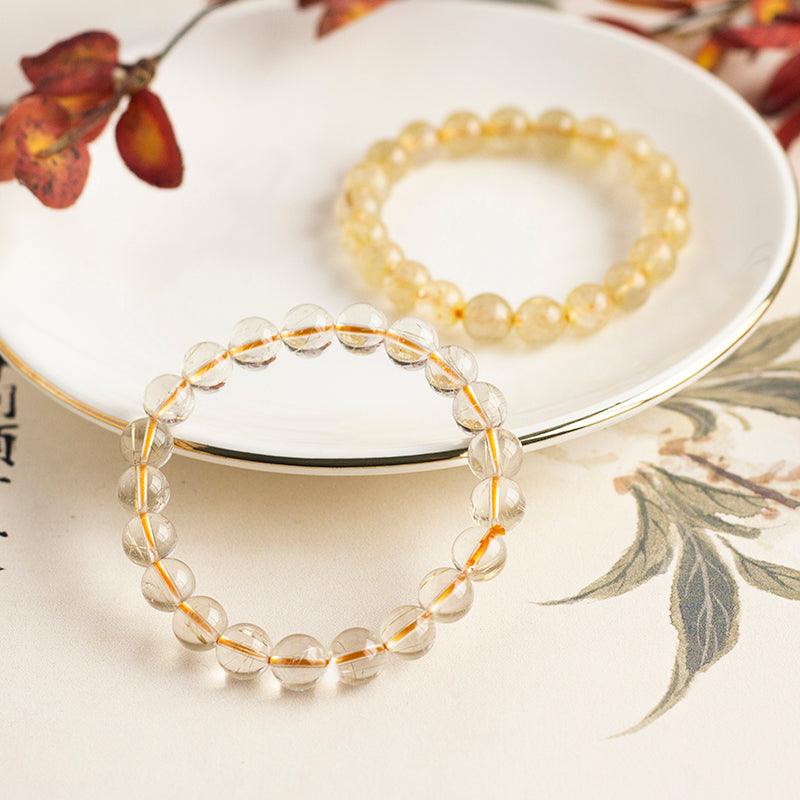 <You's jewelry>Exclusive customized golden crystal bracelet (9+)