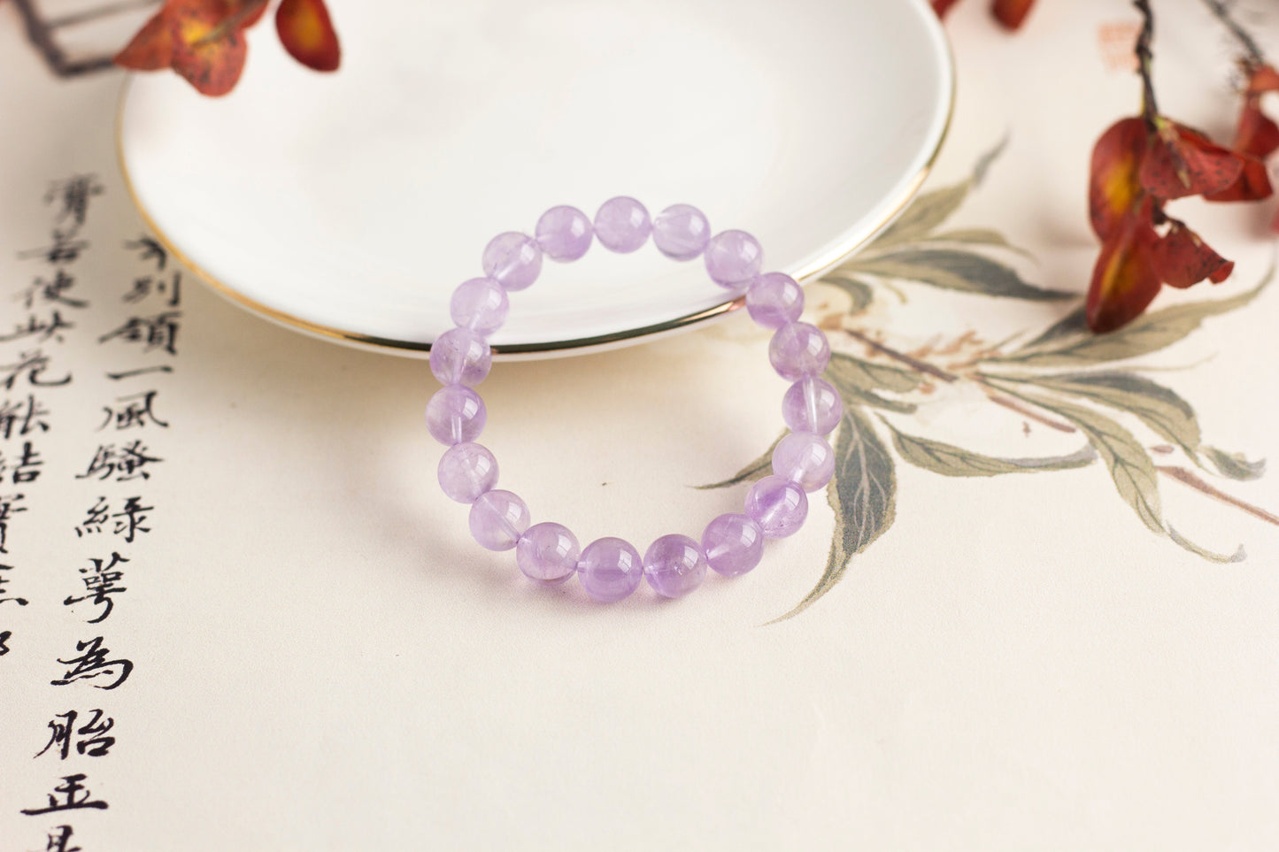 <You's jewelry>Exclusive customized lavender amethyst bracelet (10+)