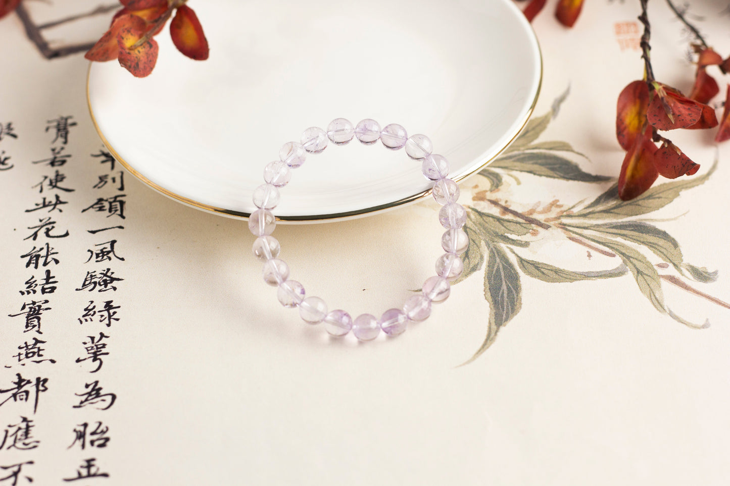 <You's jewelry>Exclusive customized amethyst bracelet (8+)