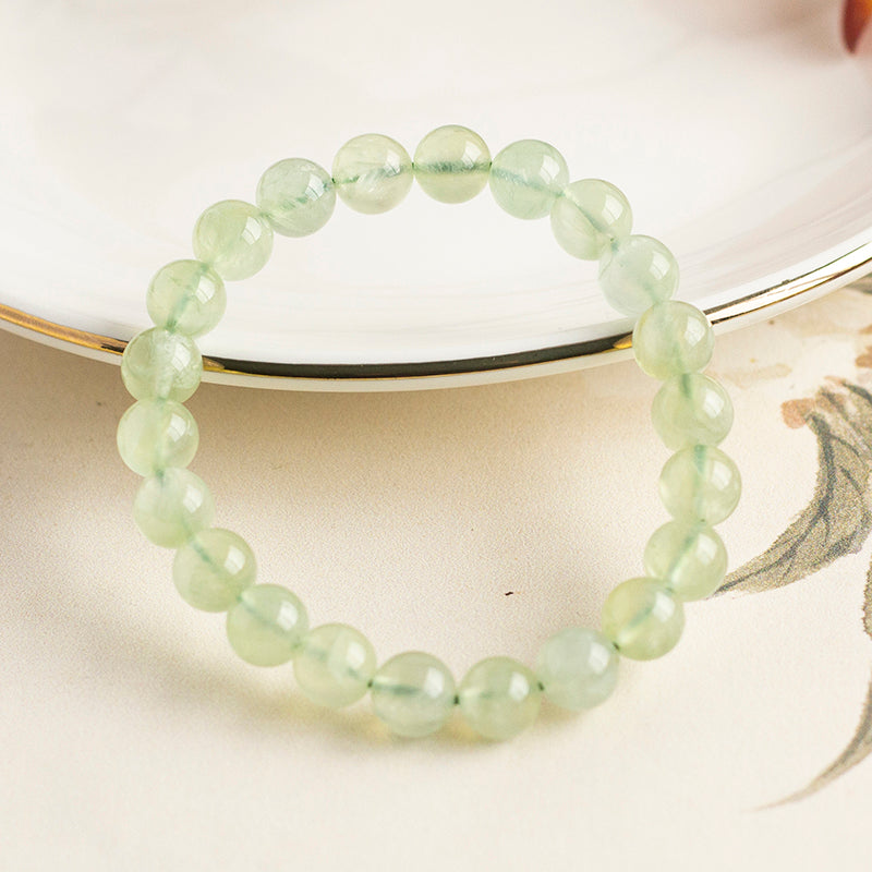 <You's jewelry>Exclusive customized prehnite bracelet (8+)