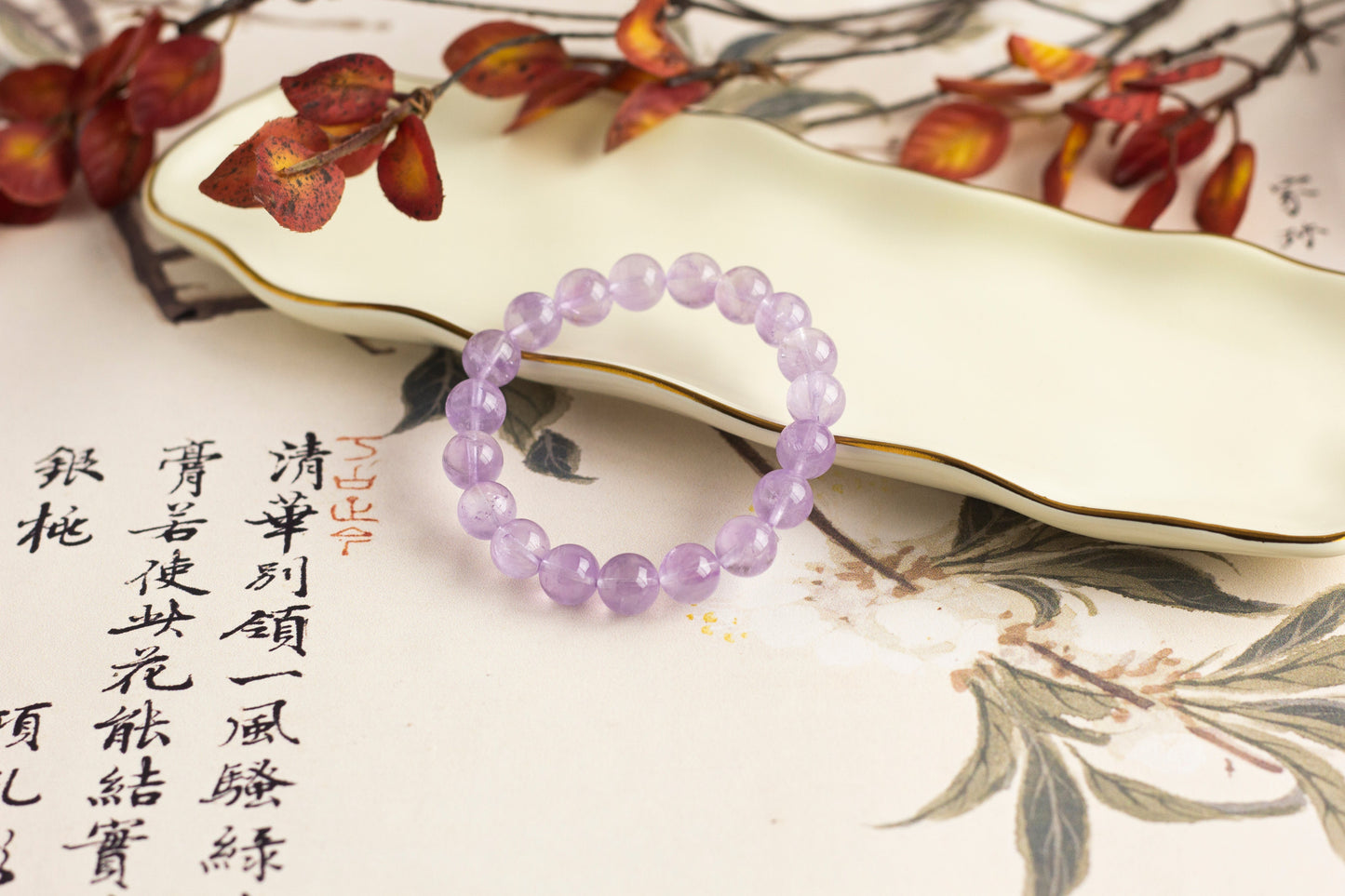 <You's jewelry>Exclusive customized lavender amethyst bracelet (10+)