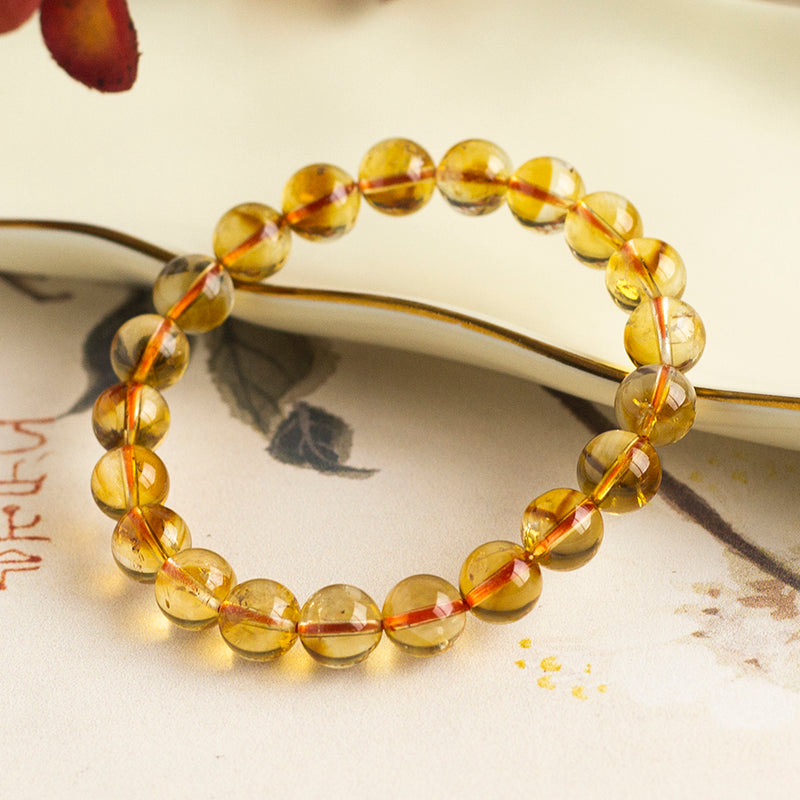 <You's jewelry>Exclusive customized yellow pagoda crystal bracelet (9+)