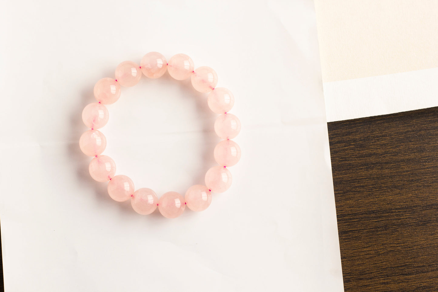 <You's jewelry>Exclusive customized pink crystal bracelet (12+)