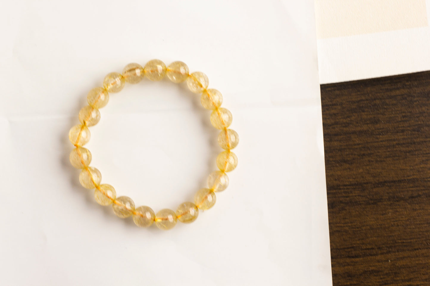 <You's jewelry>Exclusive customized golden crystal bracelet (9+)