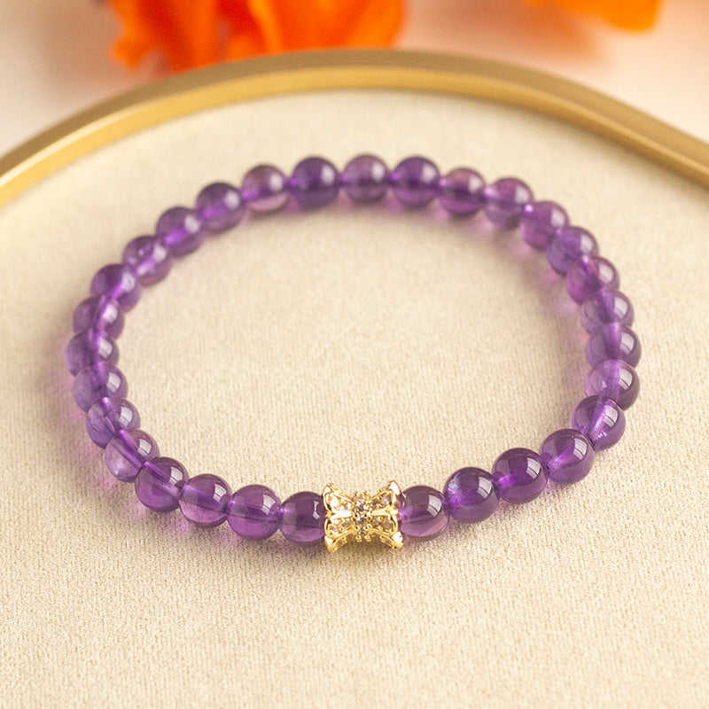 <You's jewelry>Exclusive customized amethyst bracelet