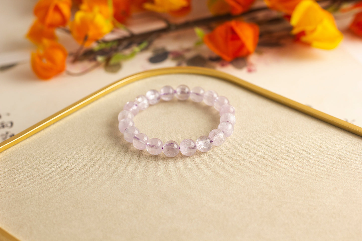 <You's jewelry>Exclusive custom brushed kunzite bracelet (9+)