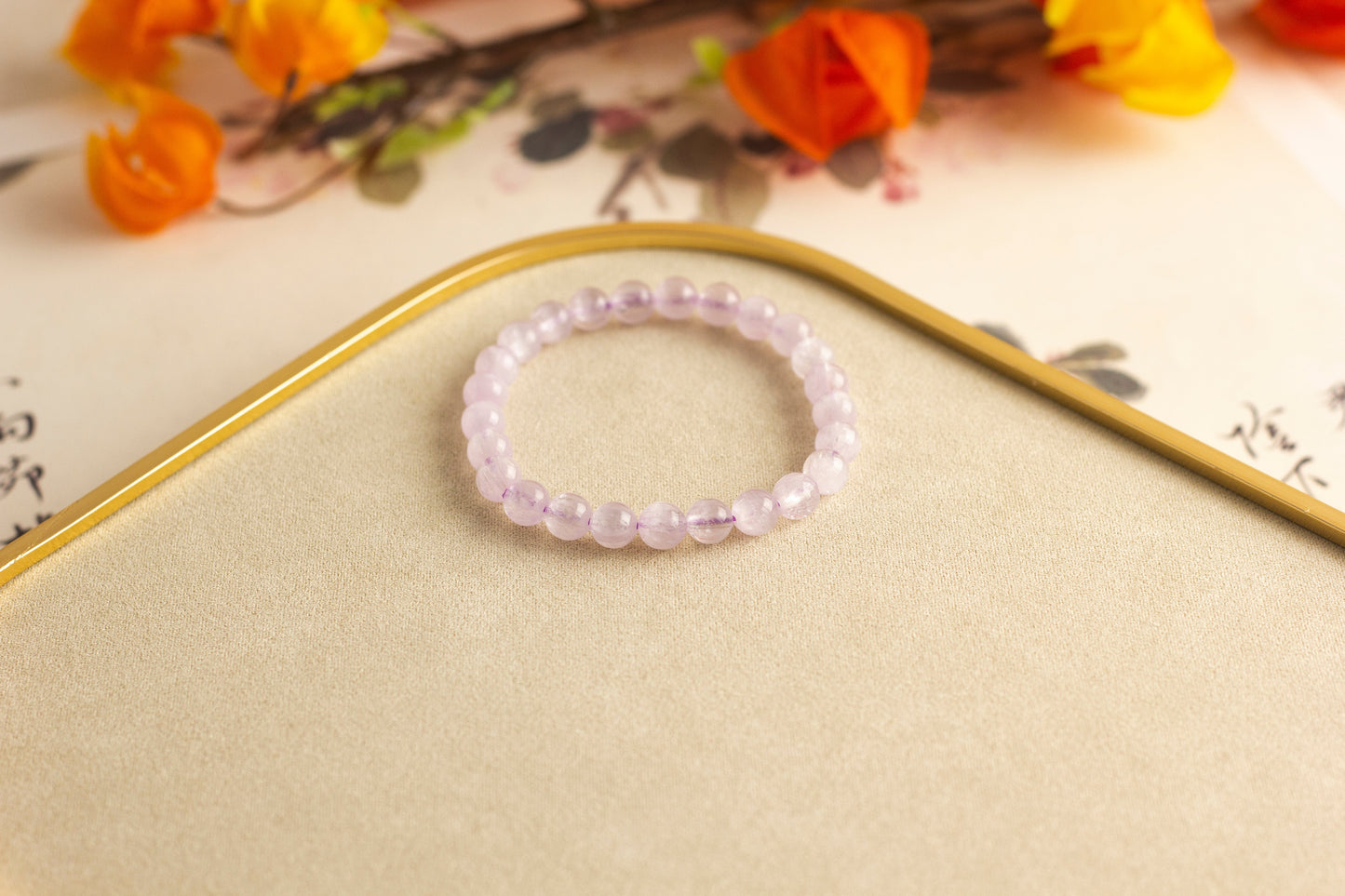 <You's jewelry>Exclusive custom brushed kunzite bracelet (7+)