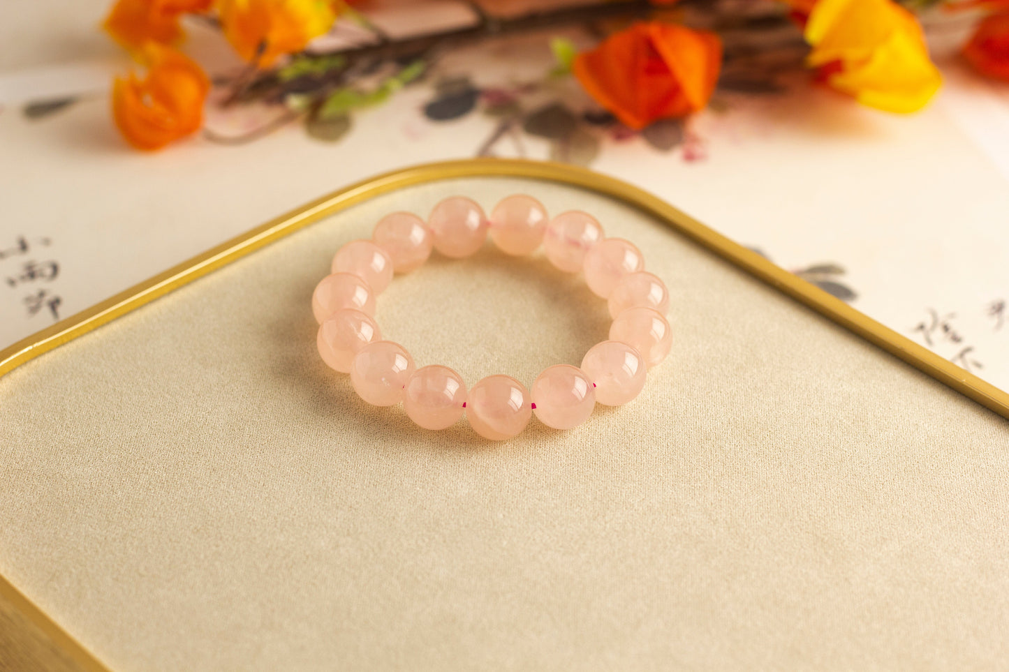 <You's jewelry>Exclusive customized pink crystal bracelet (14+)