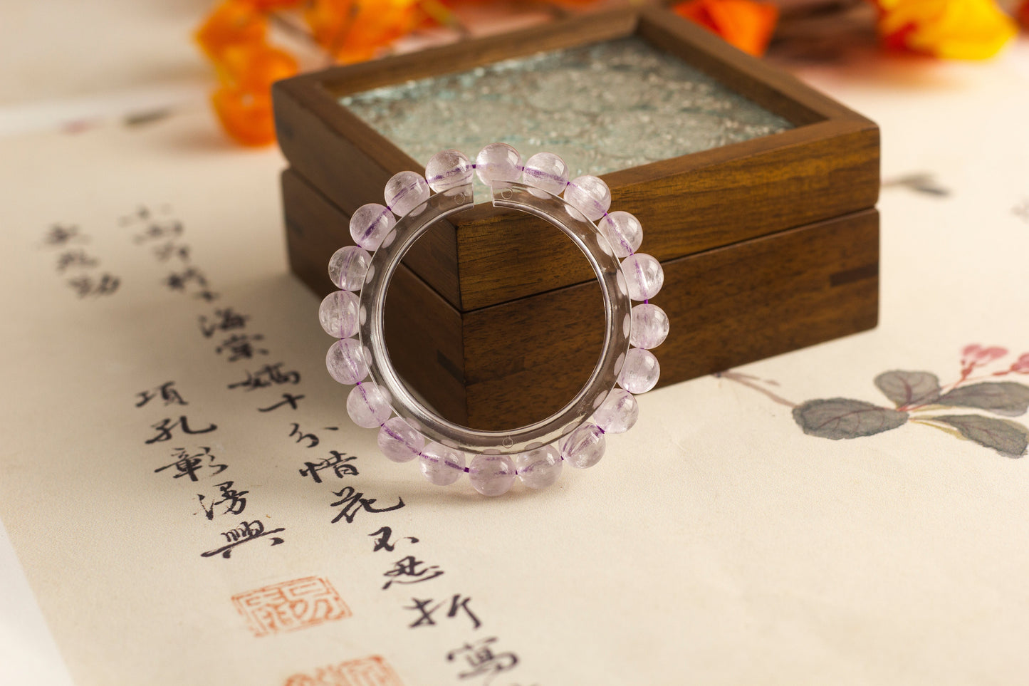 <You's jewelry>Exclusive custom brushed kunzite bracelet (9+)