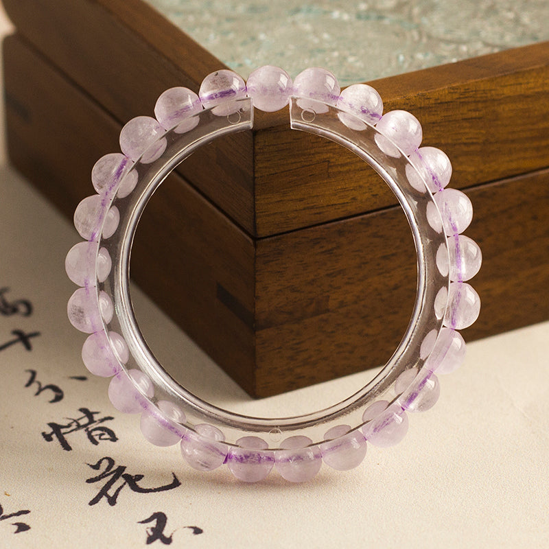 <You's jewelry>Exclusive custom brushed kunzite bracelet (7+)