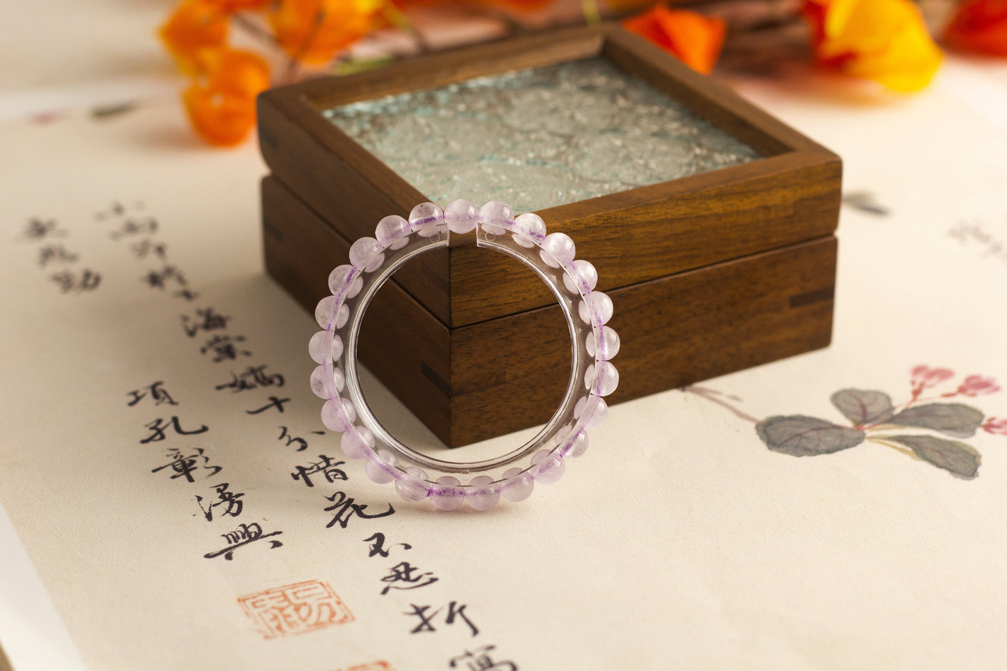 <You's jewelry>Exclusive custom brushed kunzite bracelet (7+)