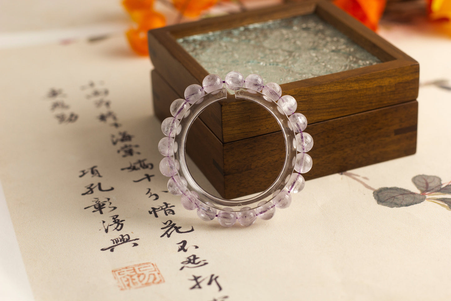 <You's jewelry>Exclusive custom brushed kunzite bracelet (8+)