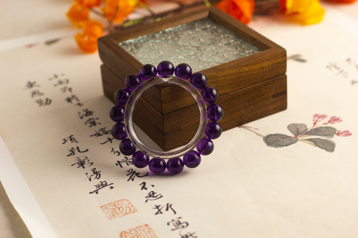 <You's jewelry>Exclusive customized amethyst bracelet (12+)