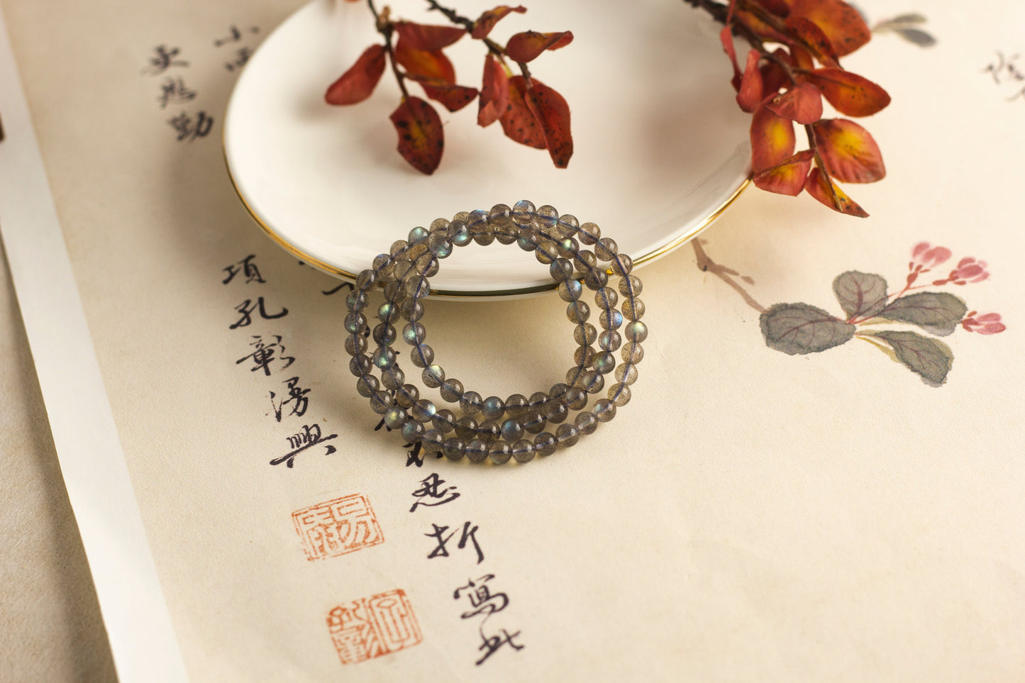 <You's jewelry>Exclusive customized starry sky gray moonlight bracelet (6+)