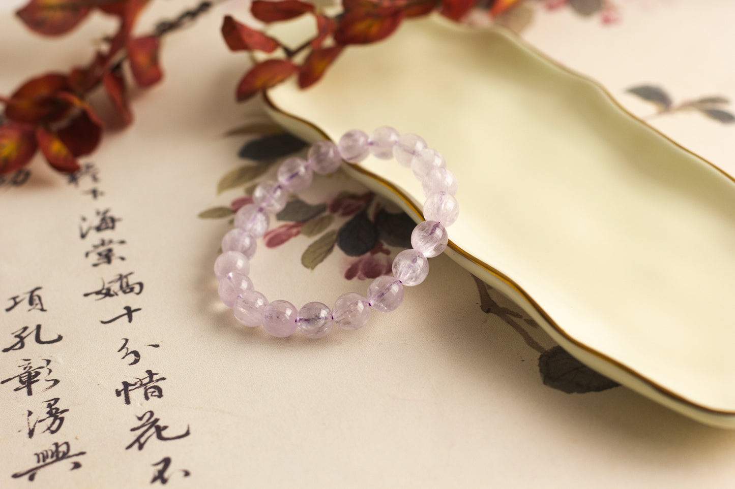 <You's jewelry>Exclusive custom brushed kunzite bracelet (9+)