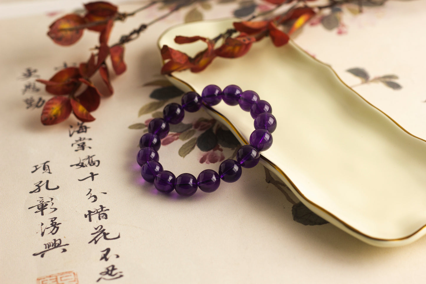 <You's jewelry>Exclusive customized amethyst bracelet (12+)