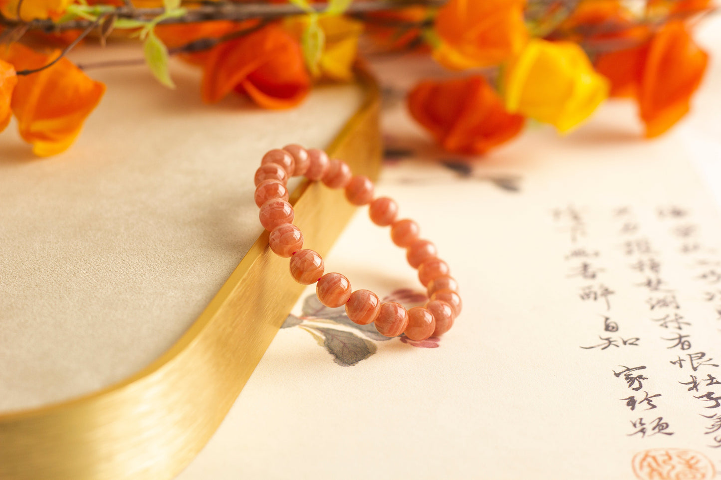 <You's jewelry>Exclusive customized rhodolite bracelet (9+)