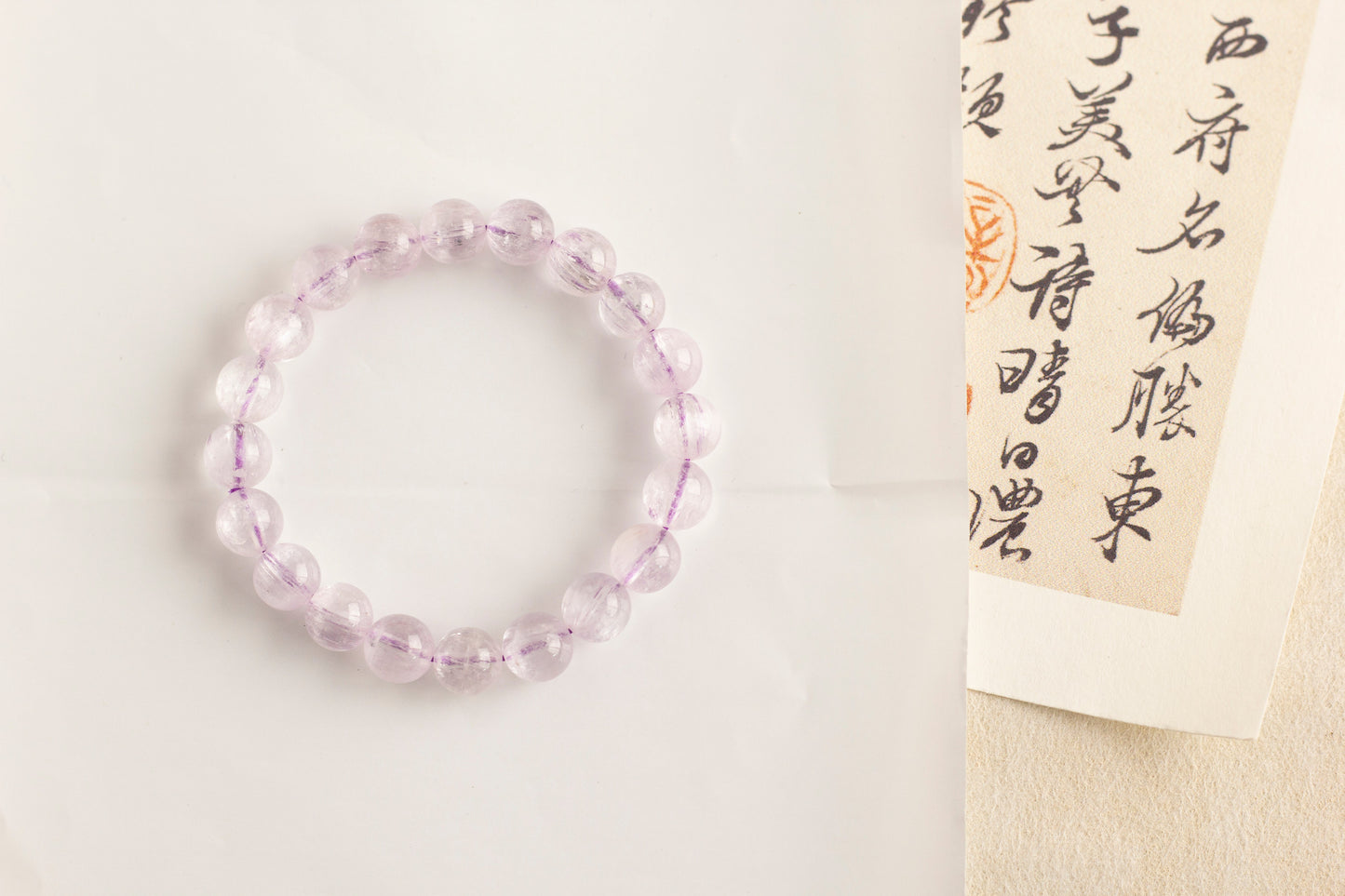 <You's jewelry>Exclusive custom brushed kunzite bracelet (9+)