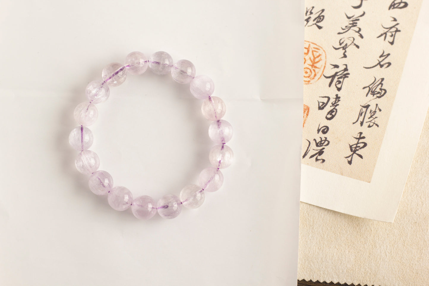 <You's jewelry>Exclusive custom brushed kunzite bracelet (10+)