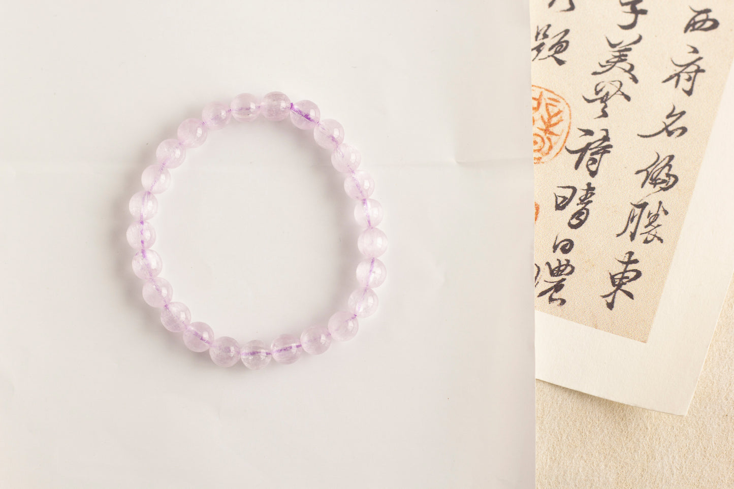 <You's jewelry>Exclusive custom brushed kunzite bracelet (7+)