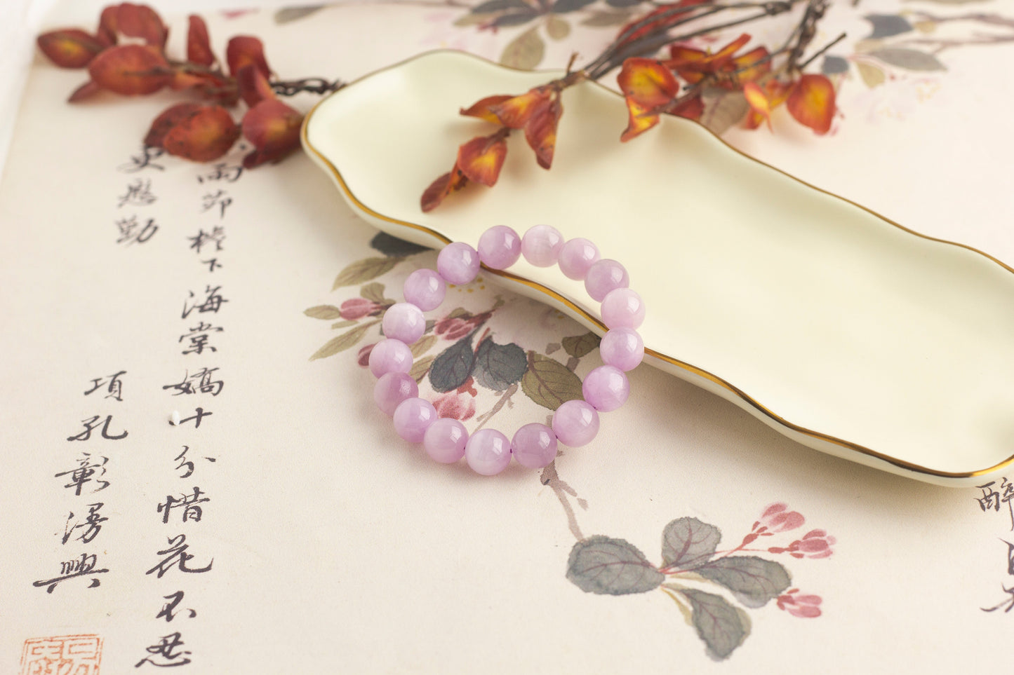 <You's jewelry>Exclusive custom-made Kunzite Bracelet (11+)