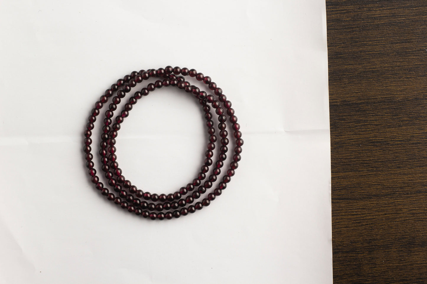 <You's jewelry>Exclusive customized garnet multi-circle bracelet (3+)