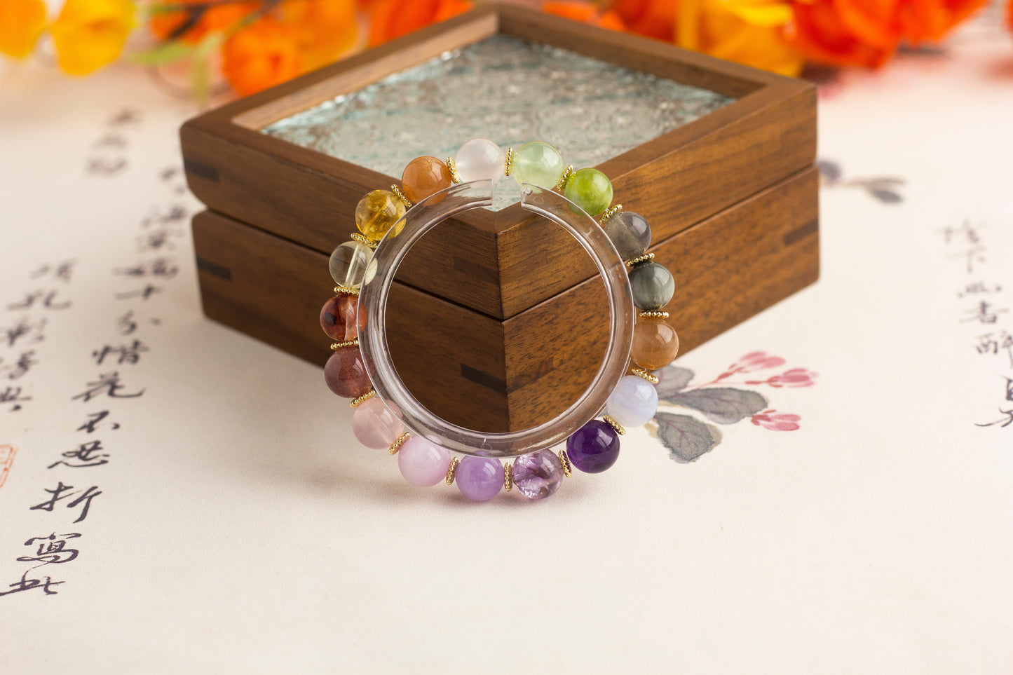 <You's jewelry>Exclusive customized multi-treasure crystal bracelet (10+)