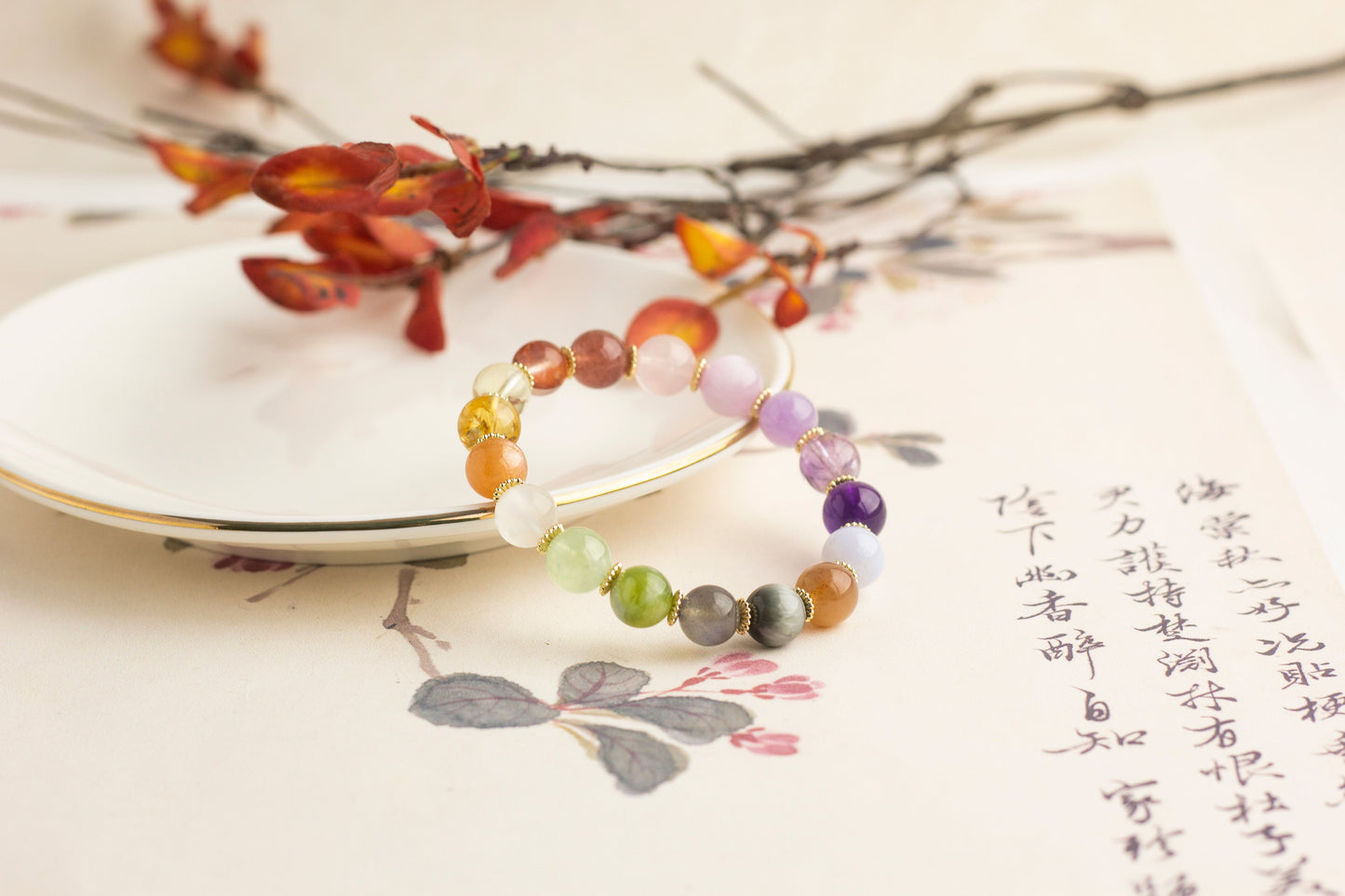 <You's jewelry>Exclusive customized multi-treasure crystal bracelet (10+)