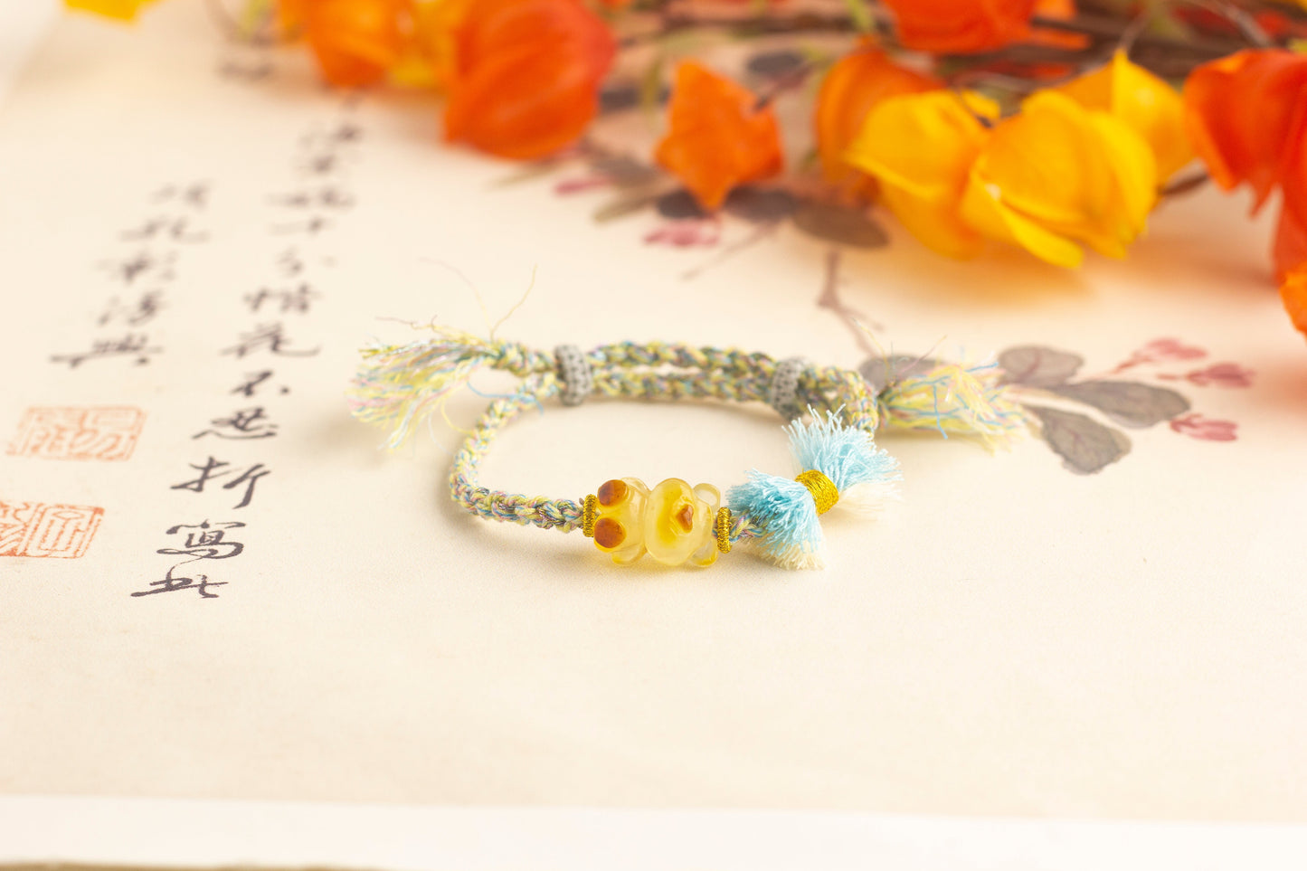 <You's jewelry>Exclusive customized beeswax bear bracelet