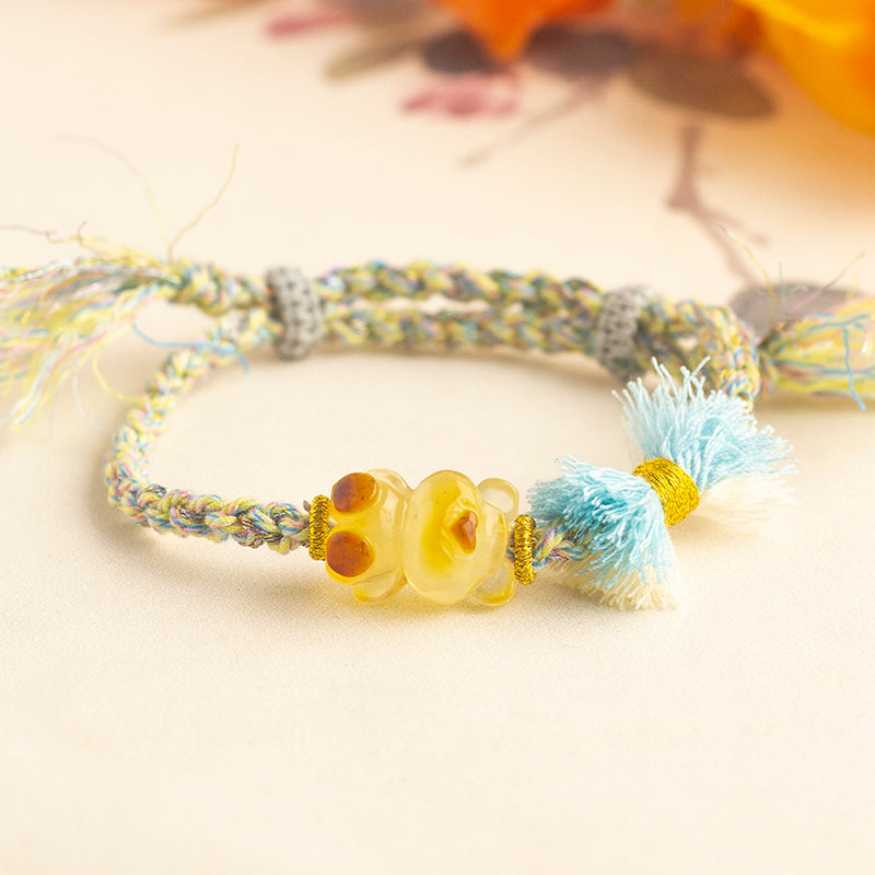 <You's jewelry>Exclusive customized beeswax bear bracelet