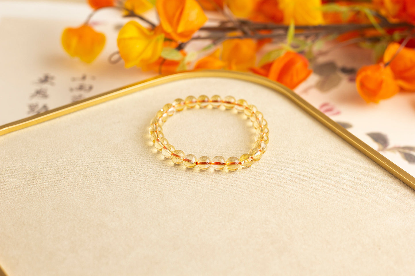 <You's jewelry>Exclusive customized citrine bracelet (7+)