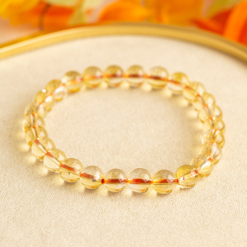 <You's jewelry>Exclusive customized citrine bracelet (7+)