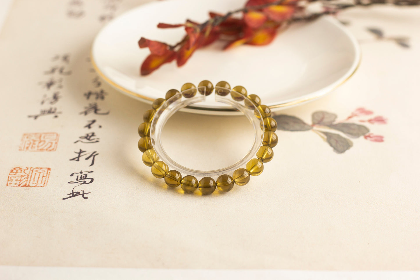 <You's jewelry>Exclusive customized citrine bracelet (8+)