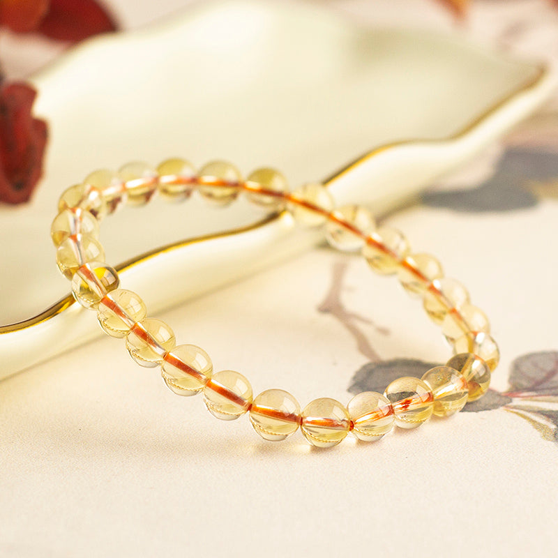 <You's jewelry>Exclusive customized citrine bracelet (7+)