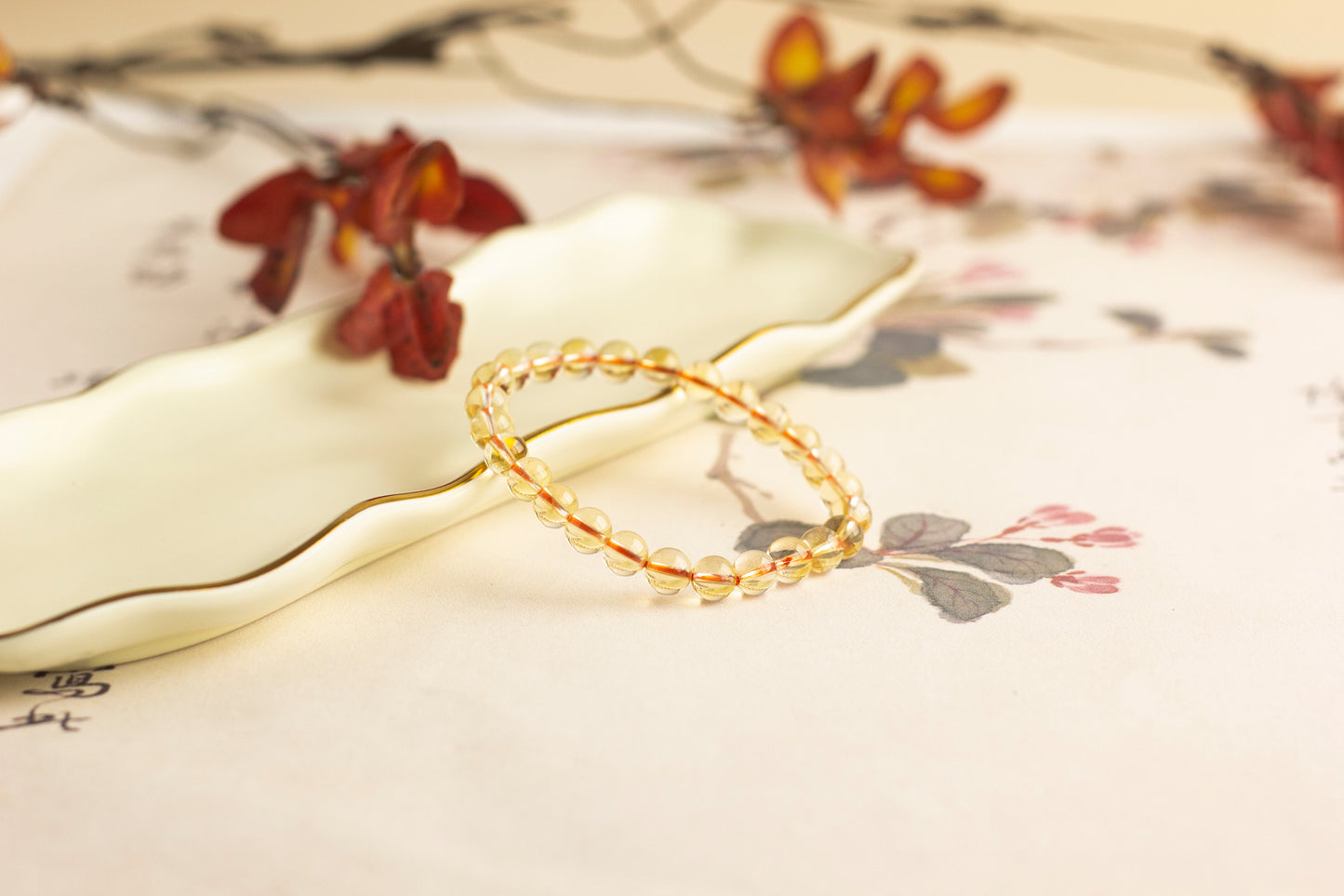 <You's jewelry>Exclusive customized citrine bracelet (7+)