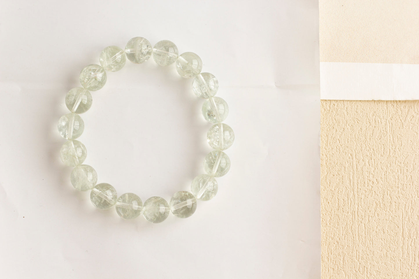 <You's jewelry>Exclusive customized green crystal bracelet (12+)