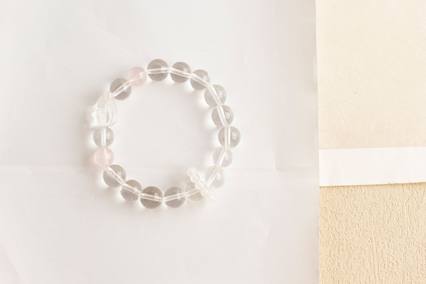 <You's jewelry>Exclusive customized white crystal bracelet (10+)