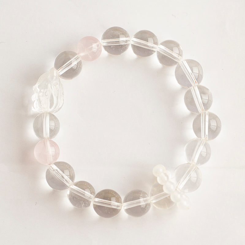 <You's jewelry>Exclusive customized white crystal bracelet (10+)