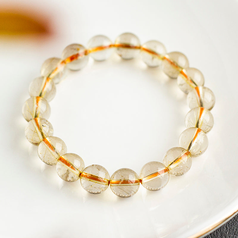 <You's jewelry>Exclusive customized golden crystal bracelet (10+)