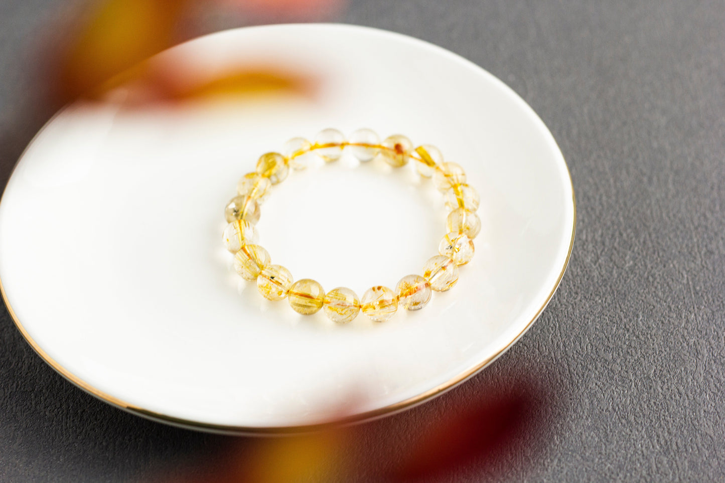 <You's jewelry>Exclusive customized golden crystal bracelet (9+)