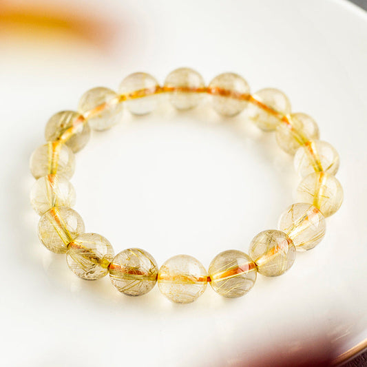 <You's jewelry>Exclusive customized golden crystal bracelet (11+)