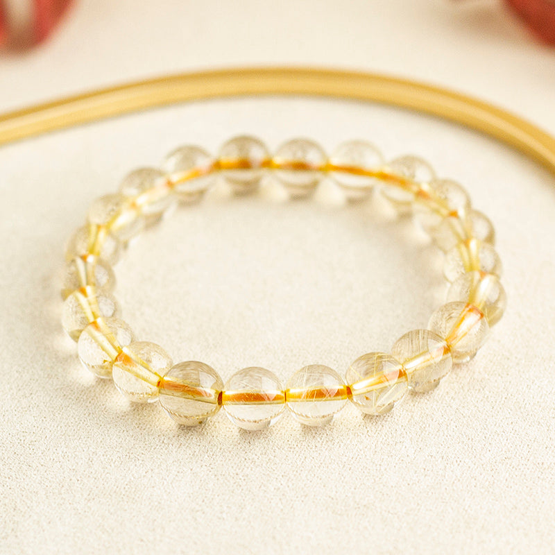 <You's jewelry>Exclusive customized golden crystal bracelet (8+)