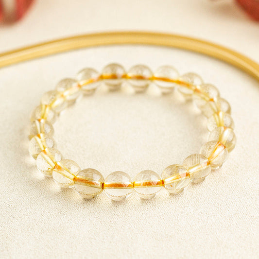 <You's jewelry>Exclusive customized golden crystal bracelet (8+)