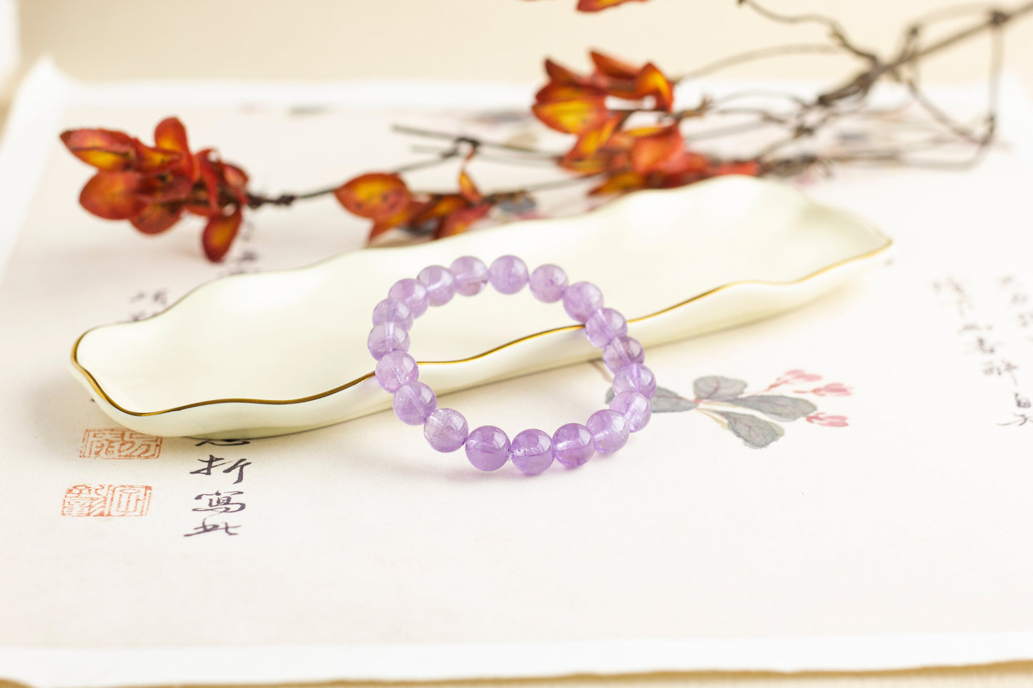 <You's jewelry>Exclusive customized lavender amethyst bracelet (10+)