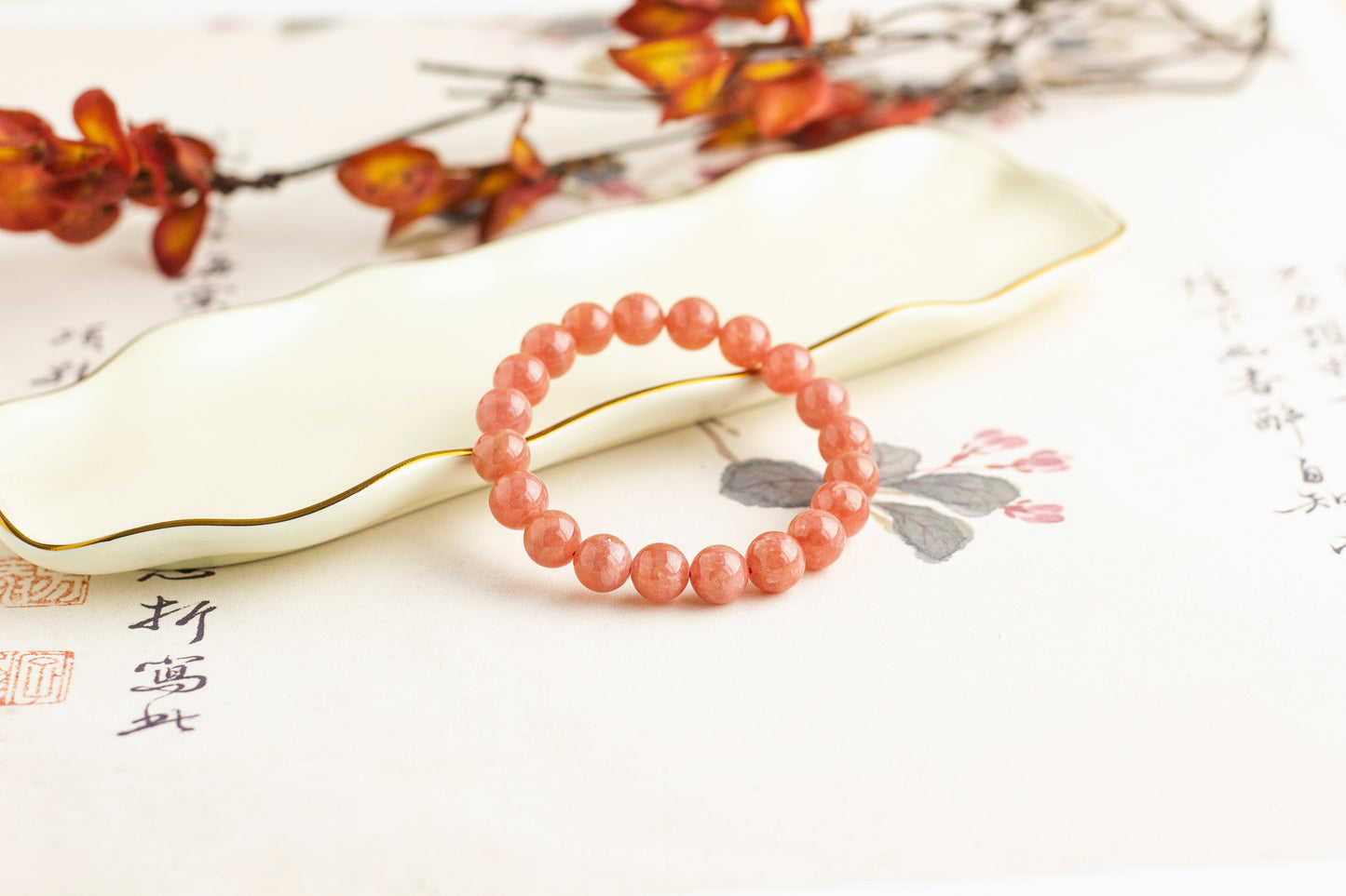 <You's jewelry>Exclusive customized rhodolite bracelet (10+)