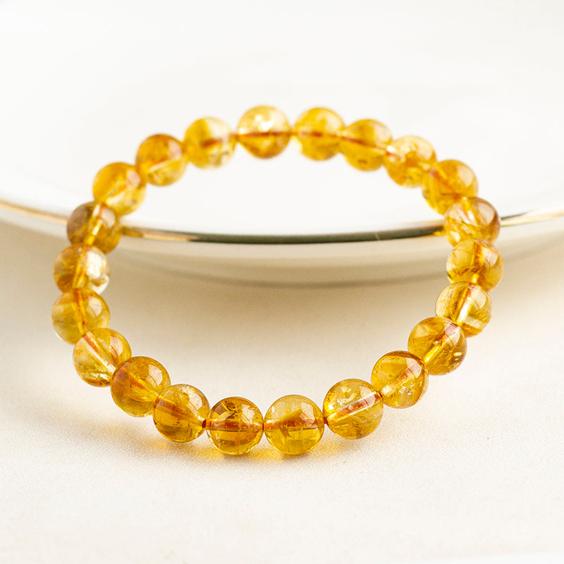 <You's jewelry>Exclusive customized yellow pagoda crystal bracelet (8+)