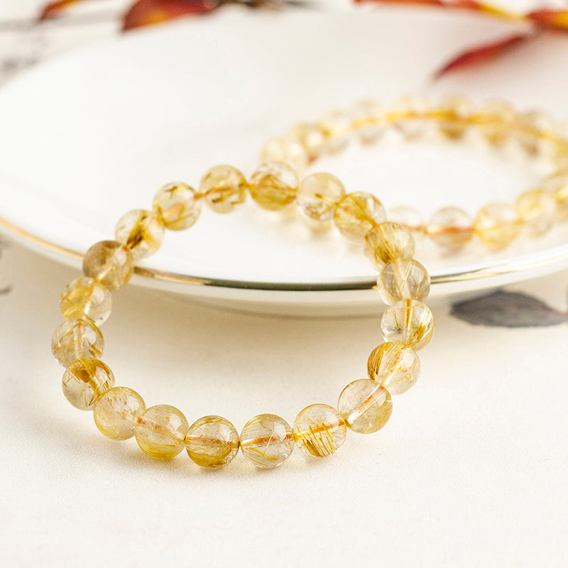 <You's jewelry>Exclusive customized golden crystal bracelet (9+)