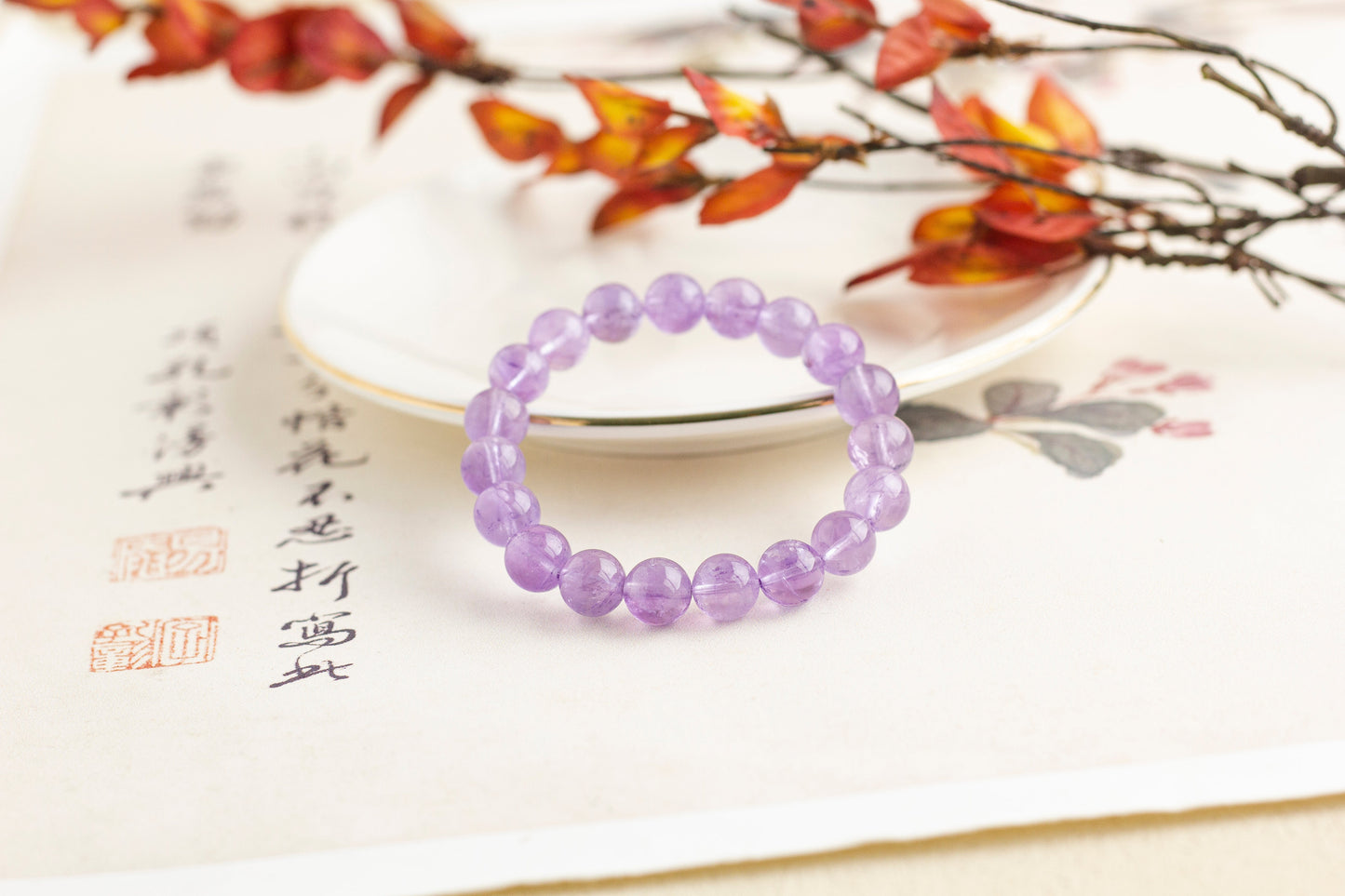 <You's jewelry>Exclusive customized lavender amethyst bracelet (10+)